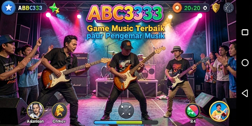 Tampilan gameplay <strong>ABC33</strong> yang menarik dengan berbagai genre musik.