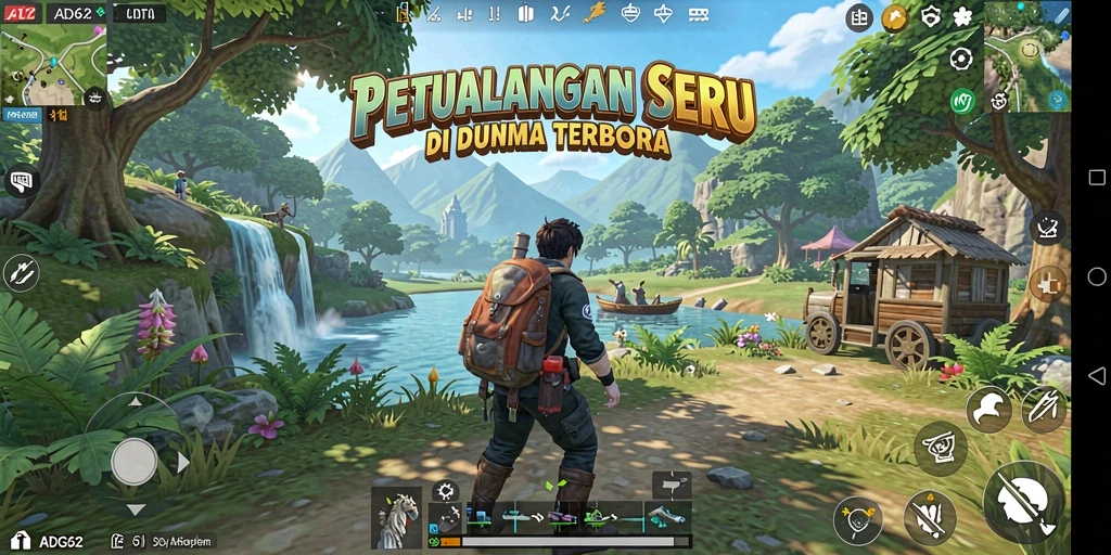 Tampilan gameplay luar biasa di dunia Open World ADG62.