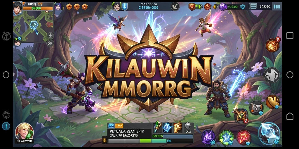 Tampilan gameplay KILAUWIN yang mendebarkan di dunia MMORPG.