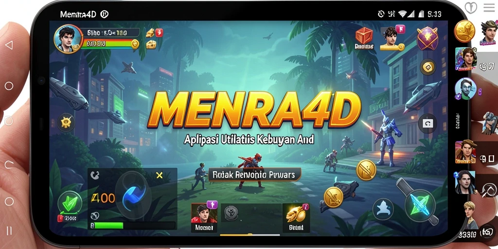 Screenshot MENARA4D menampilkan antarmuka aplikasi Utility yang user-friendly.