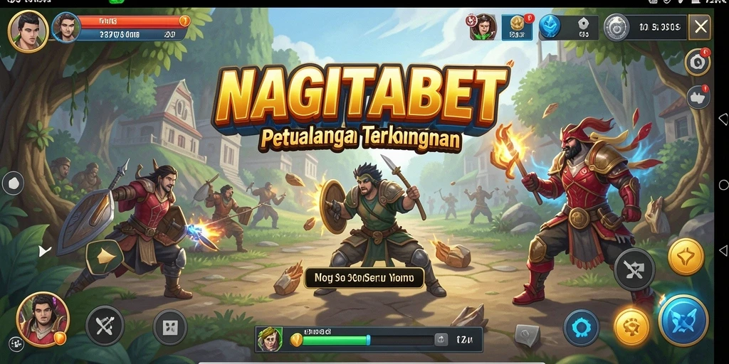 Screenshot gameplay NAGITABET menunjukkan aksi seru dalam petualangan.