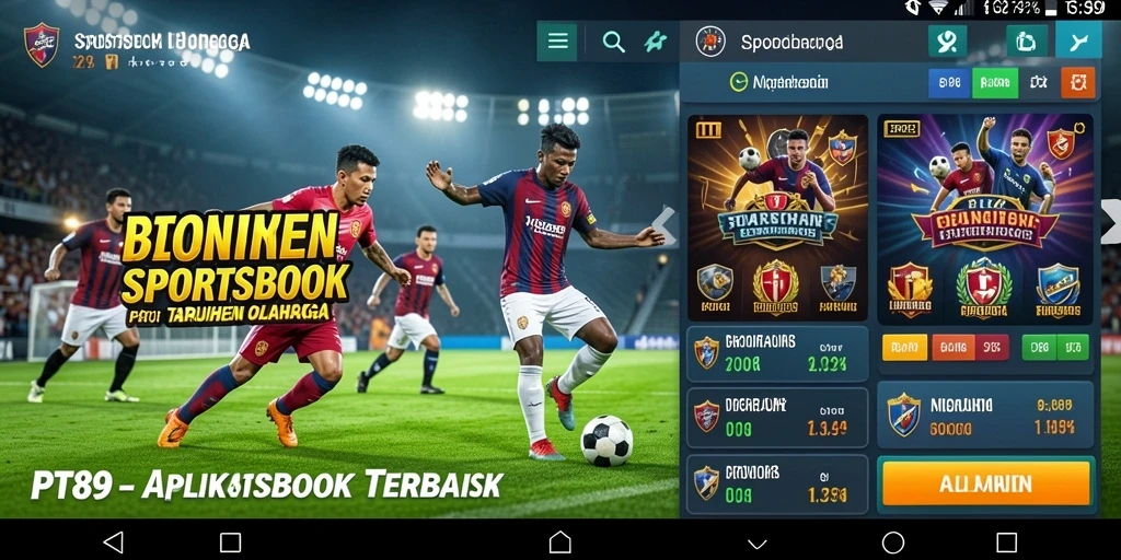 Tampilan gameplay taruhan olahraga yang interaktif dan menarik di PT89.