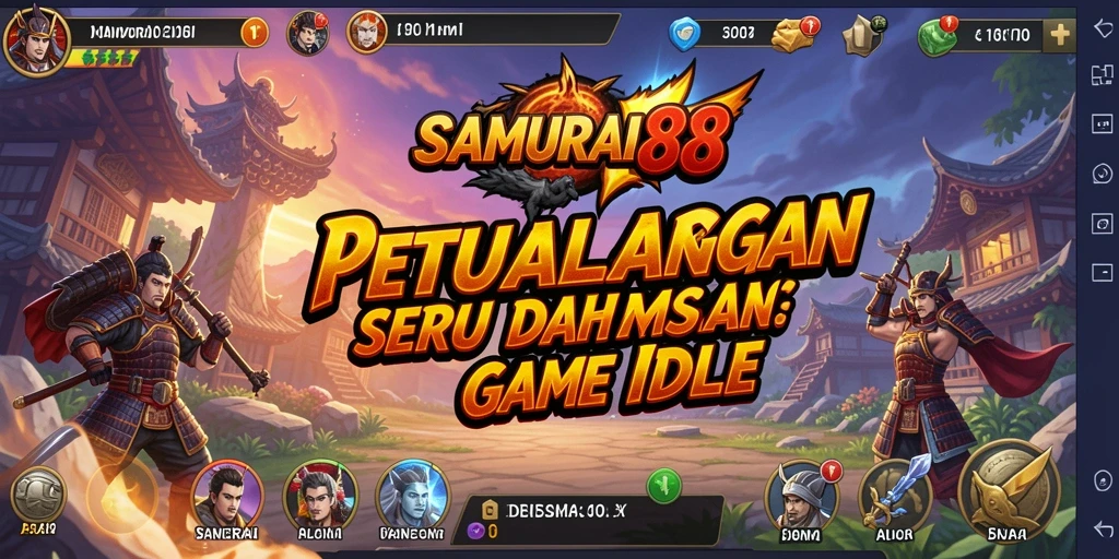 Tampilan gameplay menarik dalam SAMURAI88 yang menampilkan aksi samurai.