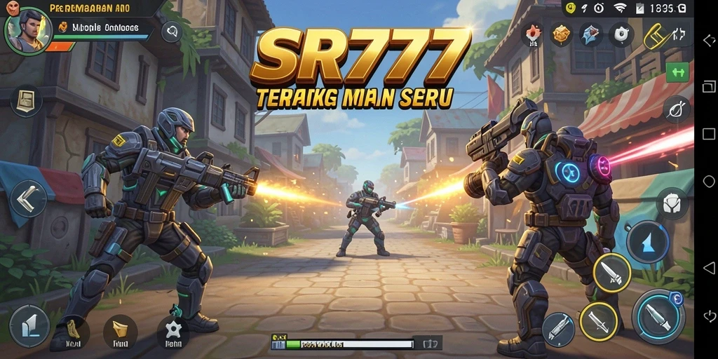 Tampilan gameplay strategi SR777 yang mendebarkan dan penuh tindakan.