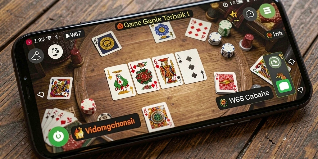 Tampilan gameplay Gaple yang seru dan interaktif.