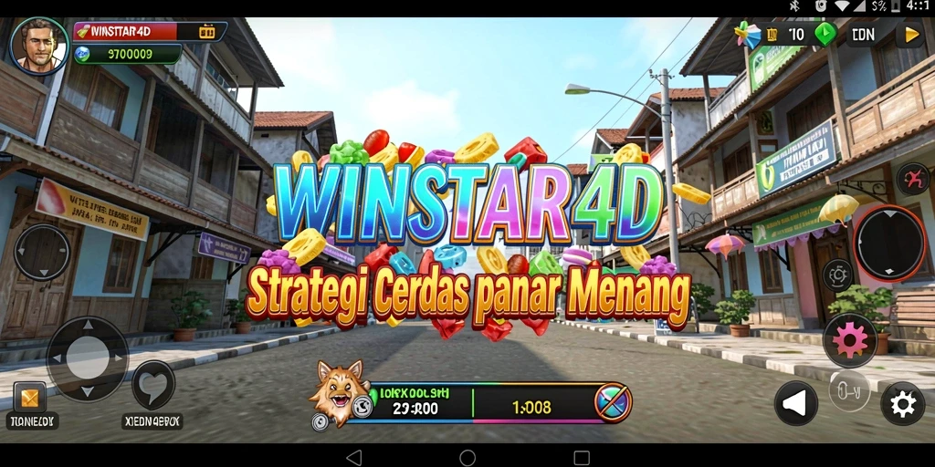 Tangkapan layar gameplay WINSTAR4D menampilkan strategi pertempuran yang mendalam.